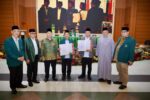 Kegiatan penandatanganan nota kesepahaman ini, dihadiri oleh pengurus Al Jam’iyatul Washliyah dari seluruh Indonesia.